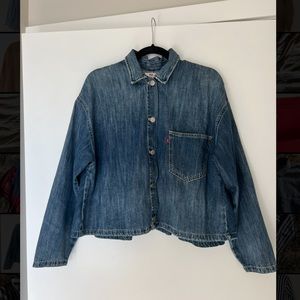 Levis Button Up demin Long Sleeve oversized